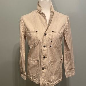 Stronghold raw denim chore coat, men’s XS